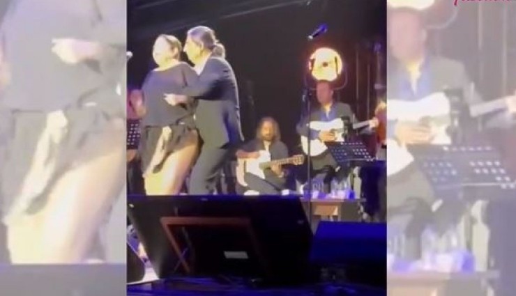 İzel Sahnede Bayıldı!