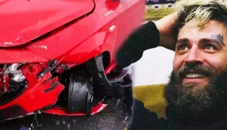 Ünlü Rapçi Trafik Kazası Geçirdi!