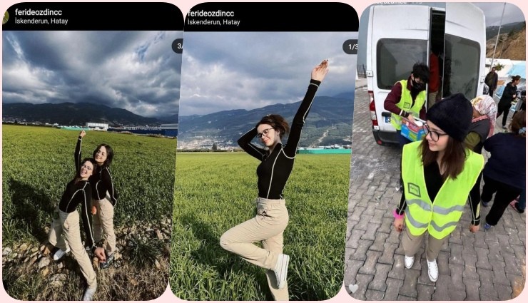 Tiktok Fenomeni Özdinç'in Hatay Pozları Tepki Çekti!