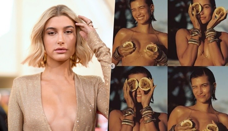 Hailey Baldwin Üstsüz Pozlarıyla Tepki Çekti!