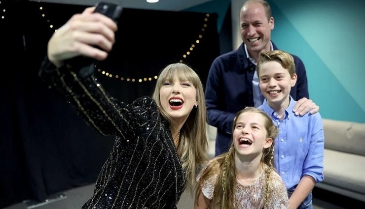 Prens William ve Çocukları Taylor Swift Konserinde!